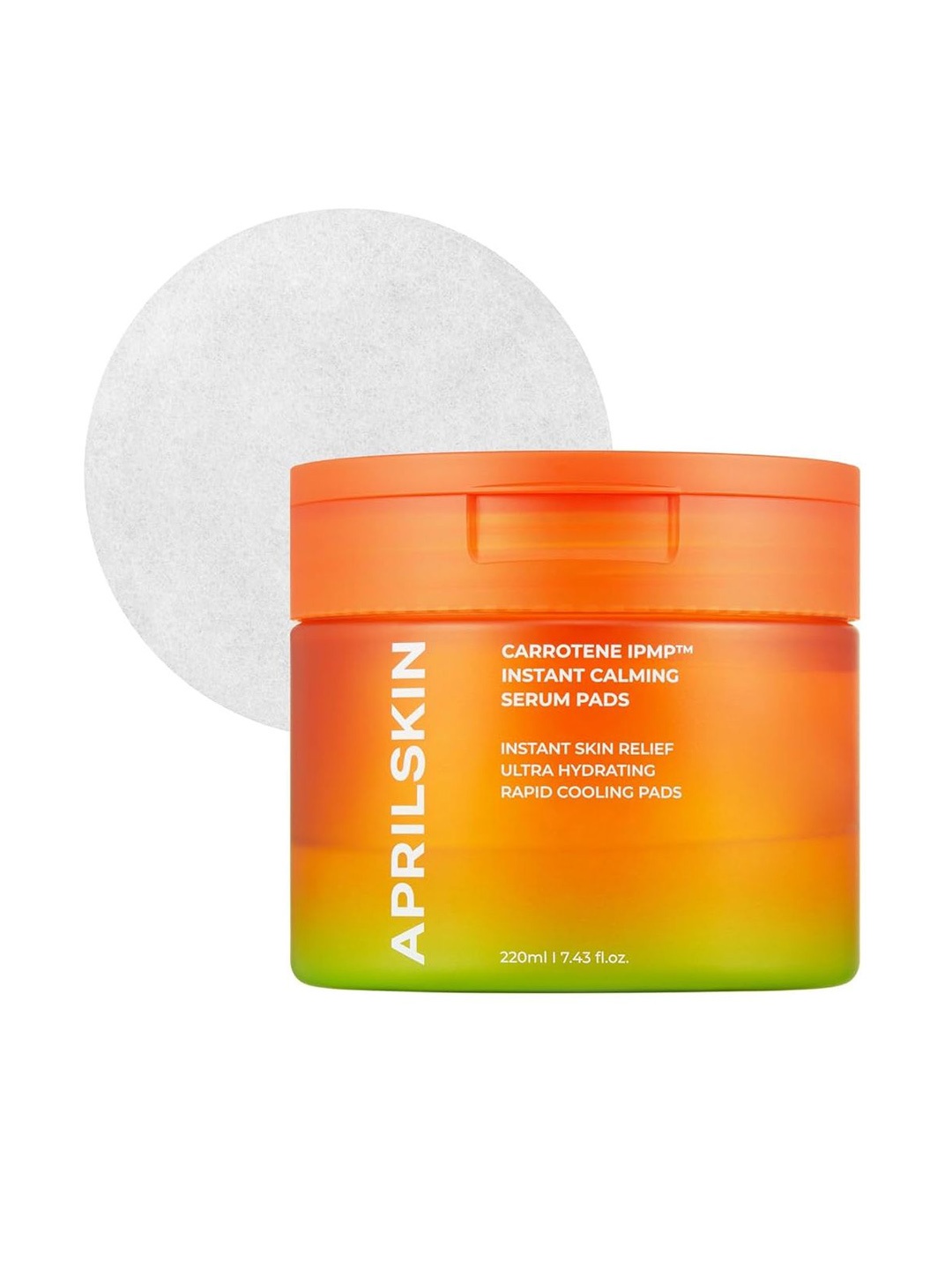 

Aprilskin Carrotene IPMP Calming Serum - 80 Pads - 220 ml, White