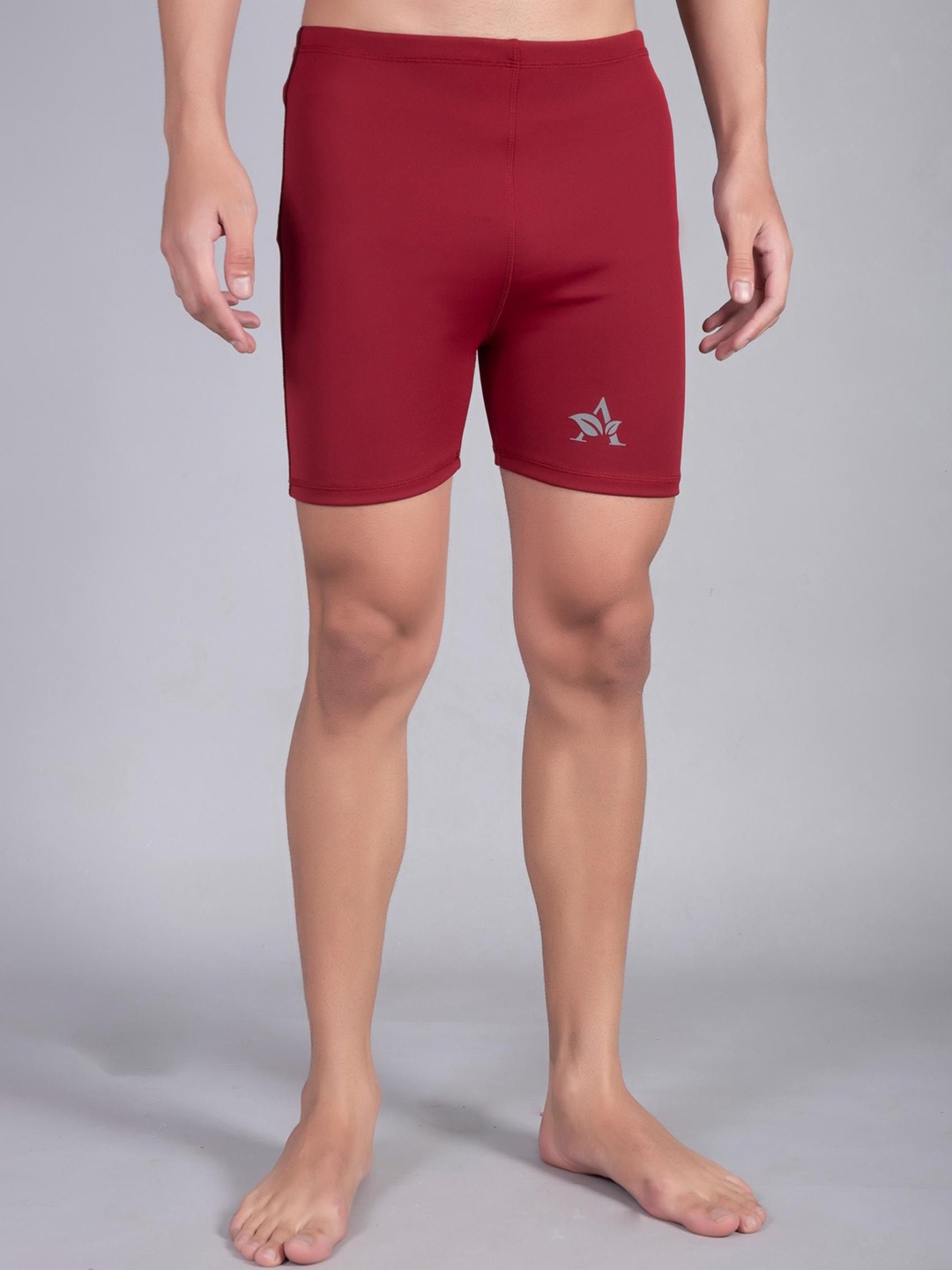 

HIRRUX Men Slip-On Swim Bottoms, Maroon