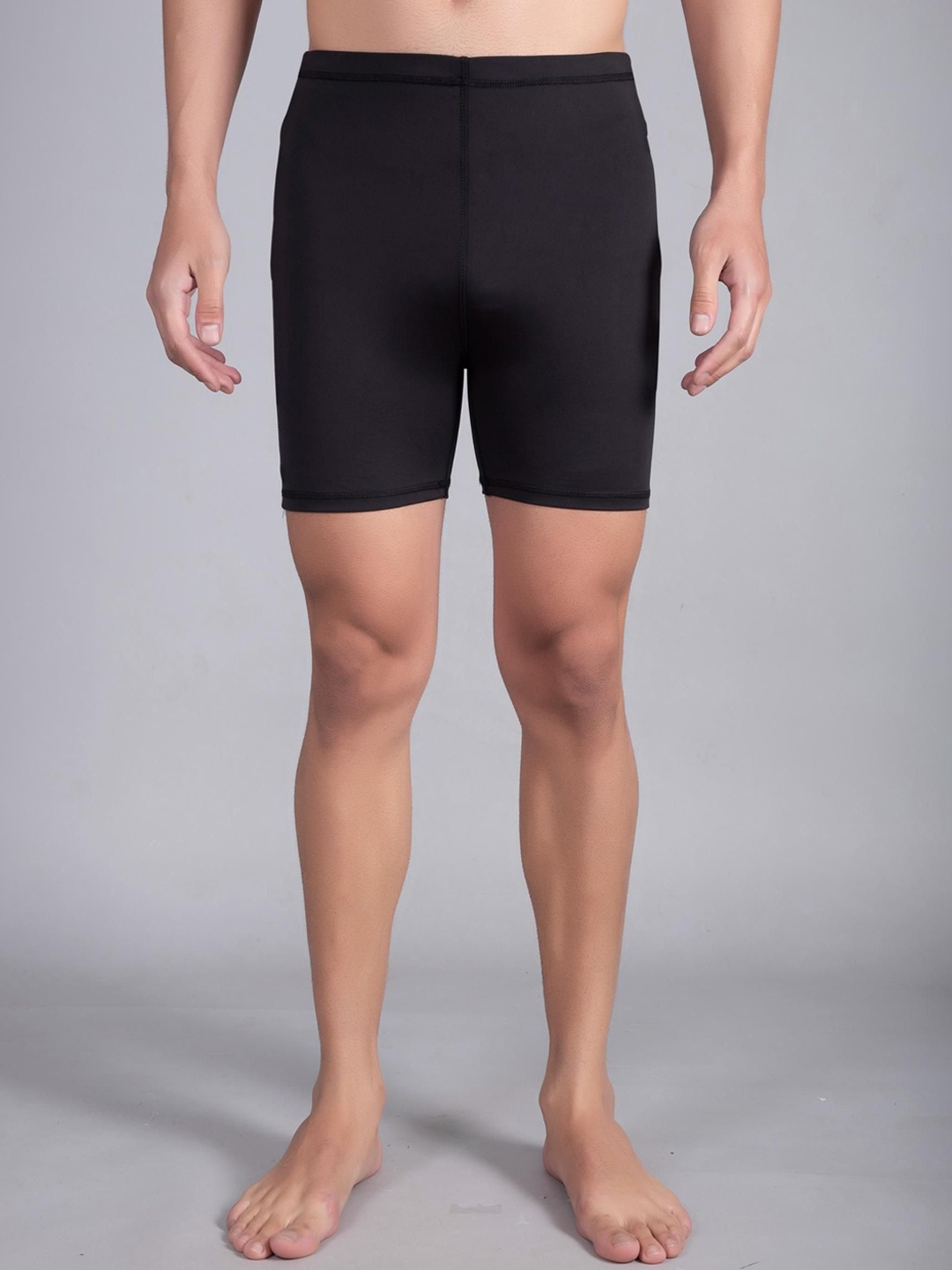 

HIRRUX Men Swim Pants Swim Bottoms, Black