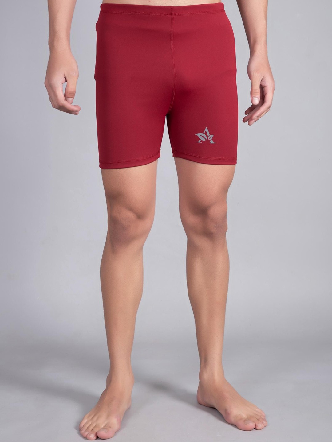 

HIRRUX Men Solid Swimming costume, Maroon