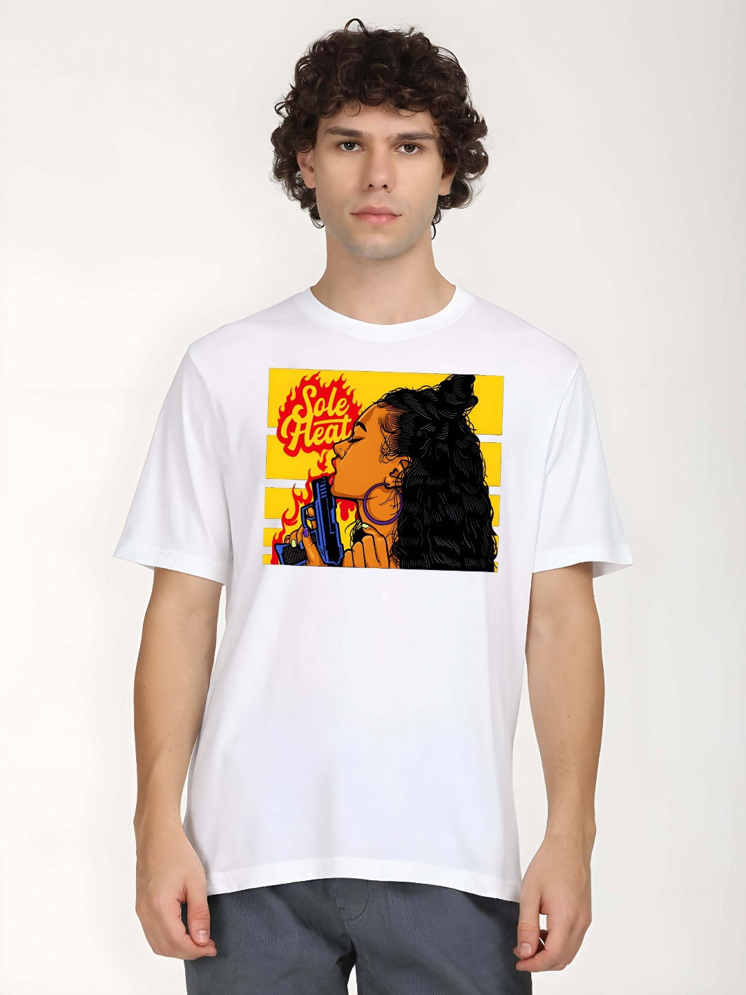 

KAIDO Men T-shirt, White