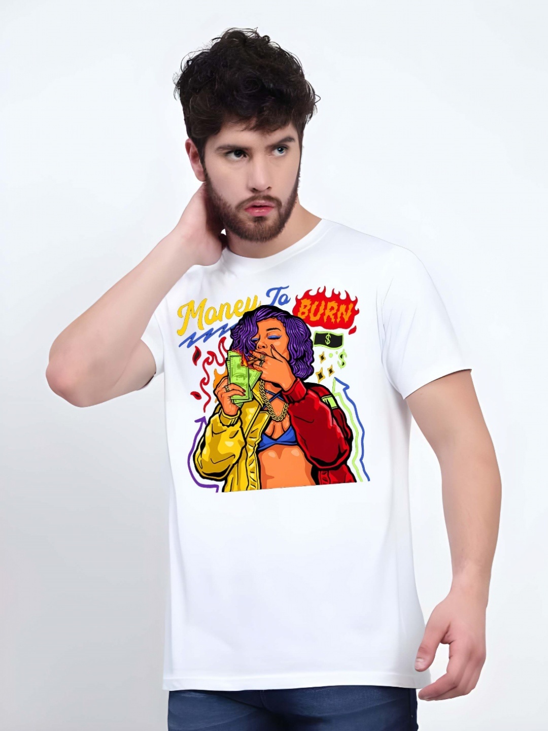 

KAIDO Men T-shirt, White