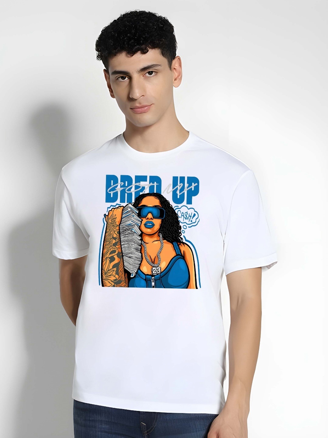 

KAIDO Men T-shirt, White