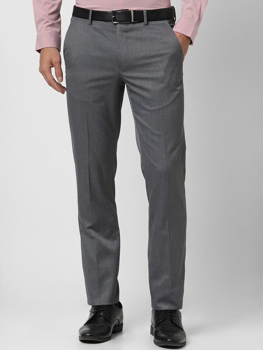 

Van Heusen Men Slim Fit Trousers, Grey