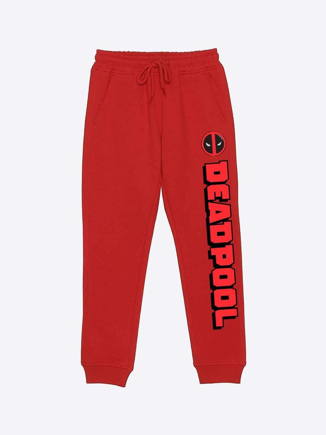 

YK Marvel Boys Graphic Printed Joggers, Red