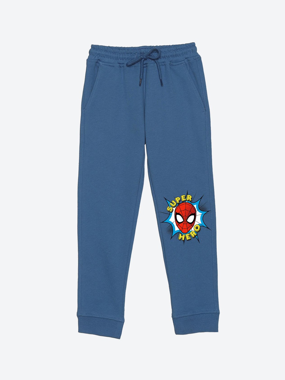 

YK Marvel Boys Graphic Printed Joggers, Blue