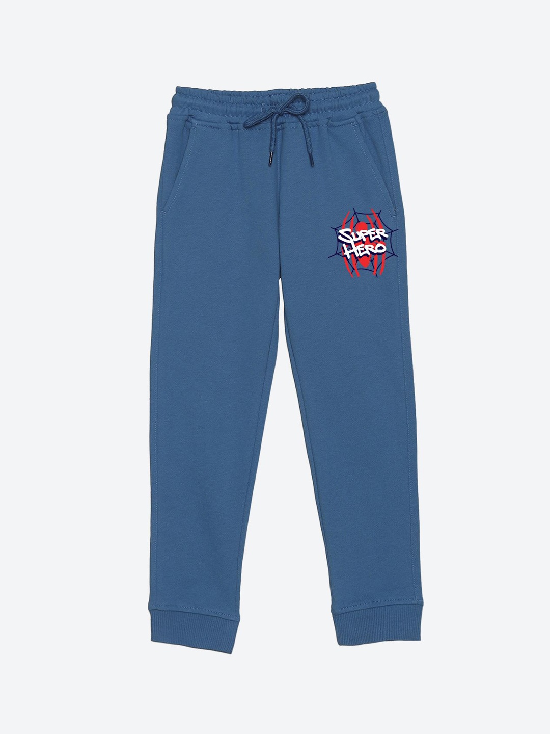 

YK Marvel Boys Spider-man Graphic Printed Joggers, Blue