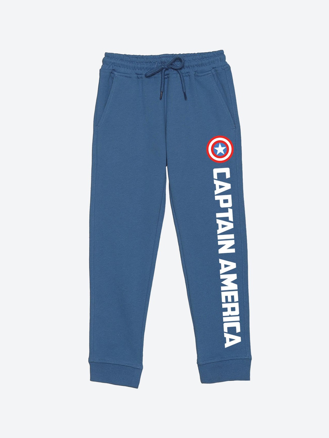 

YK Marvel Boys Graphic Printed Joggers, Blue
