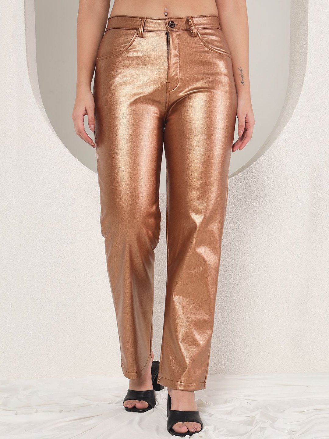 

BAESD Women Original Trousers, Gold