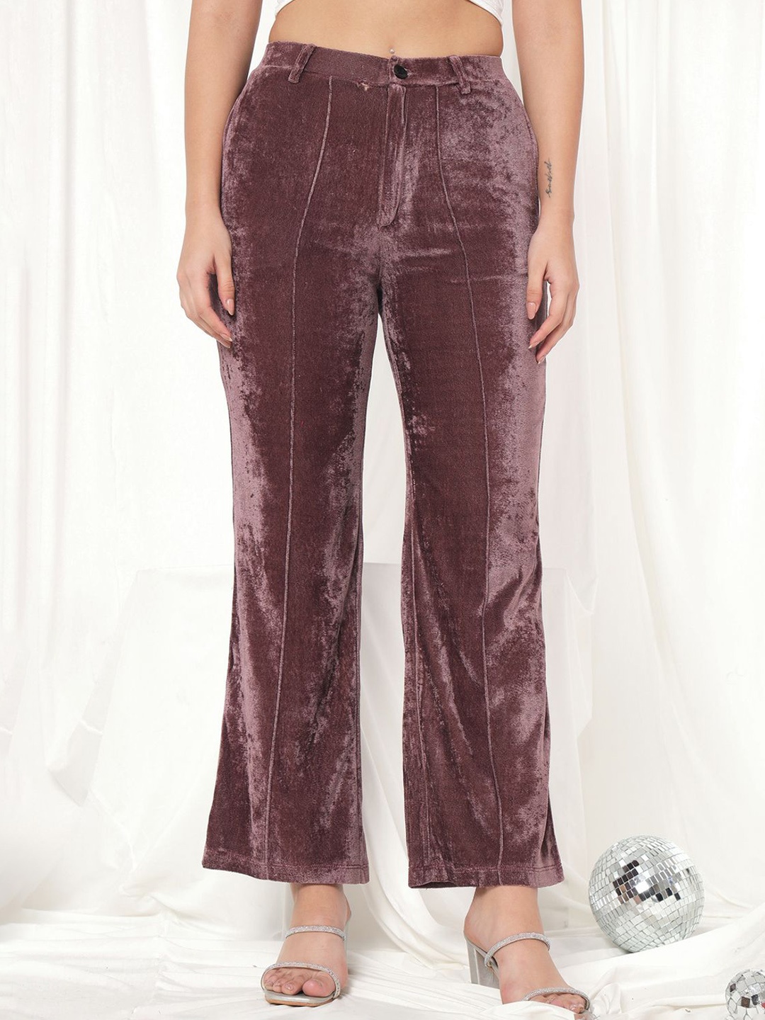 

BAESD Women Mid-Rise Original Trousers, Brown