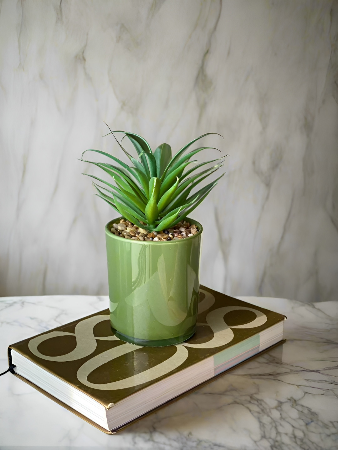 

Mason Home Green Succulent Artificial Plant With Pot