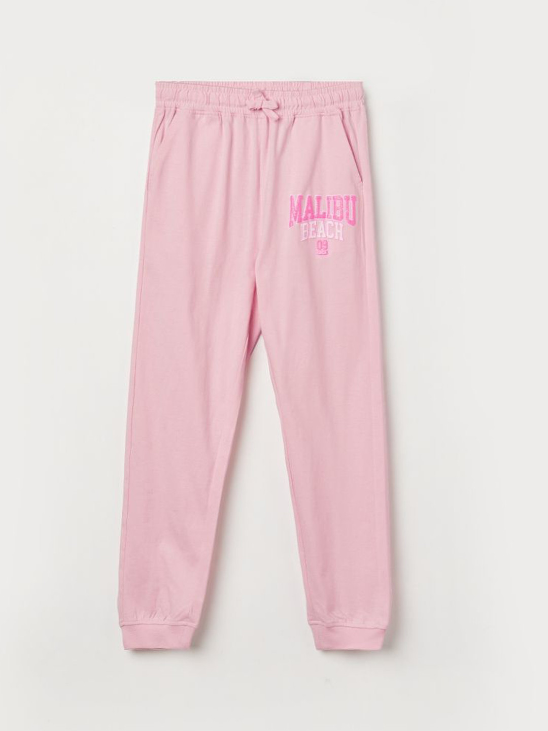 

Fame Forever by Lifestyle Girls Printed Pure Cotton Joggers Track Pants, Pink