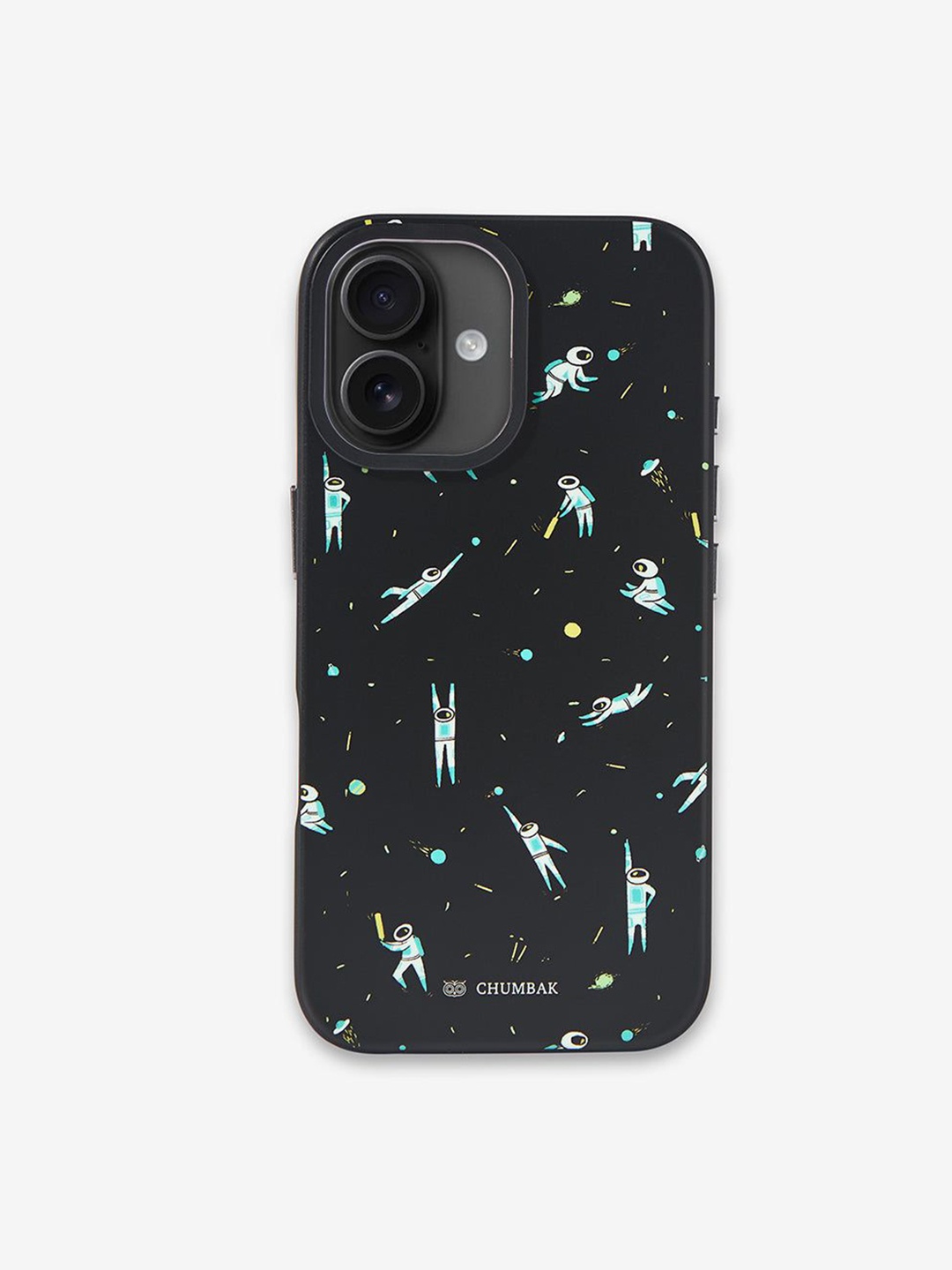 

Chumbak Phone Case Cover For iPhone 16 Milky Way, Black