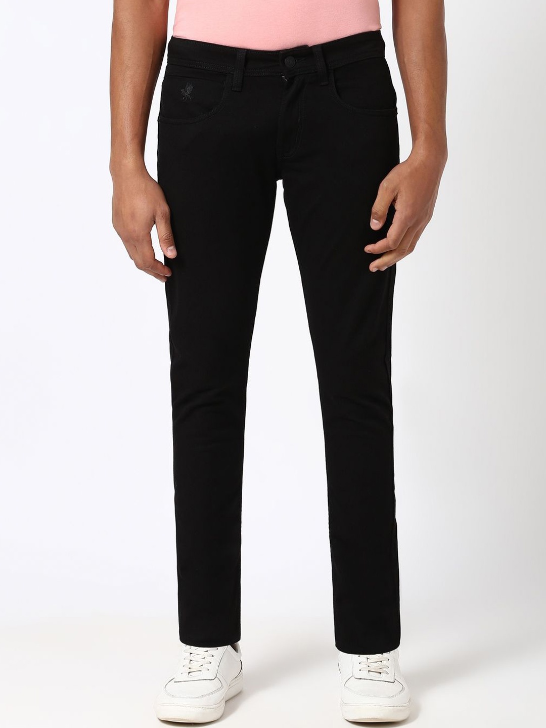 

Peter England Casuals Men Skinny Fit Mid-Rise Jeans, Black