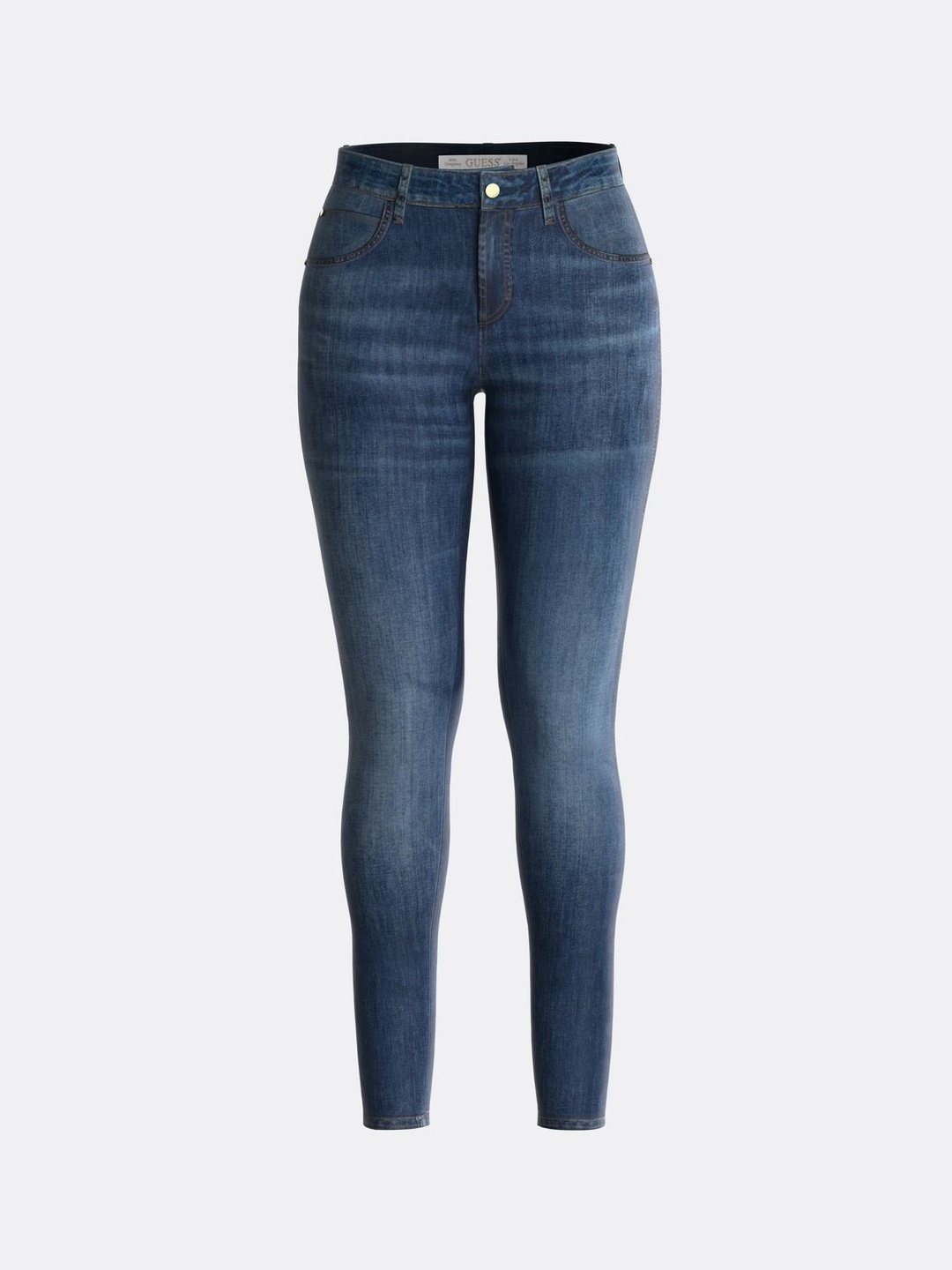 

GUESS Women Skinny Fit Light Fade Jeans, Blue