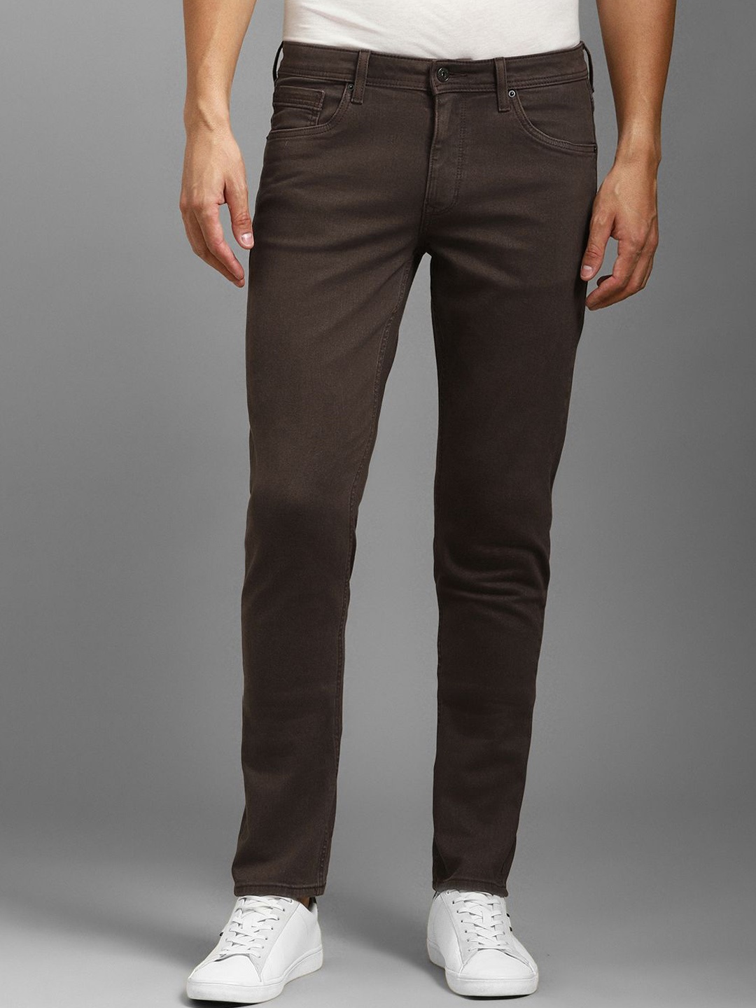 

Louis Philippe Jeans Men Slim Fit Jeans, Brown