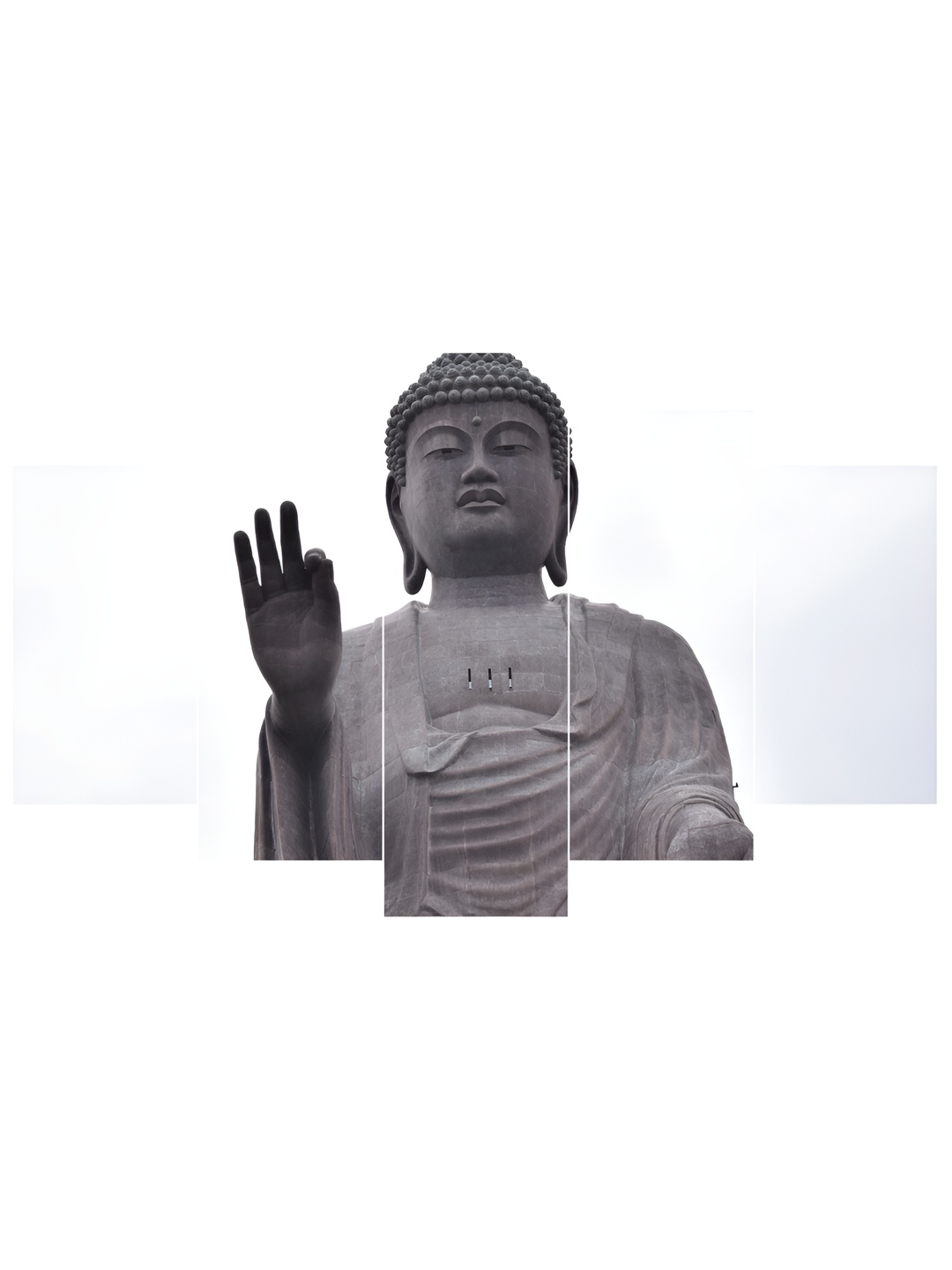 

Inephos Grey 5 Piece Vinyl Printed Religious Vinyl Wall Art