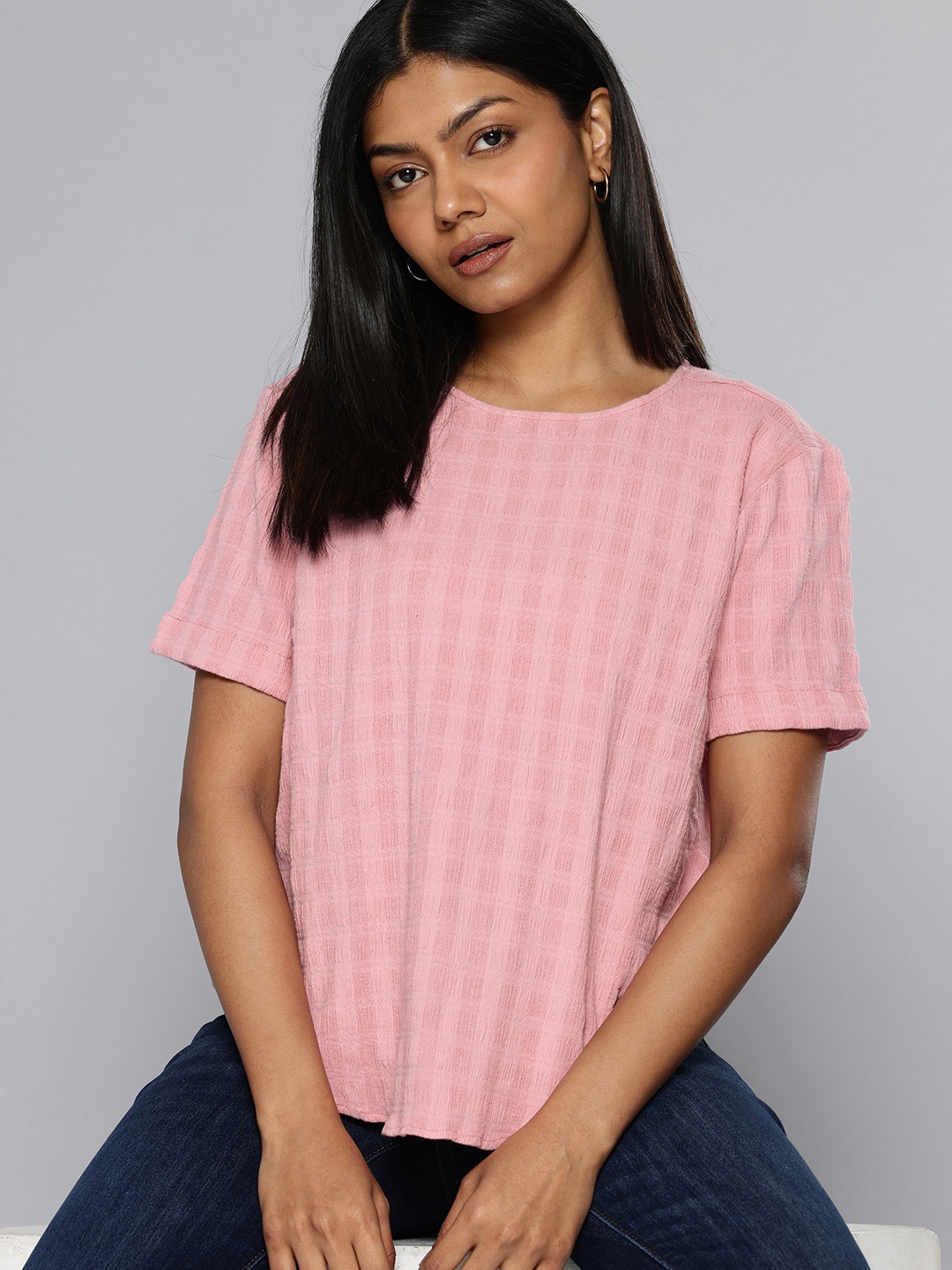 

Levis Self Designed Regular Top, Pink
