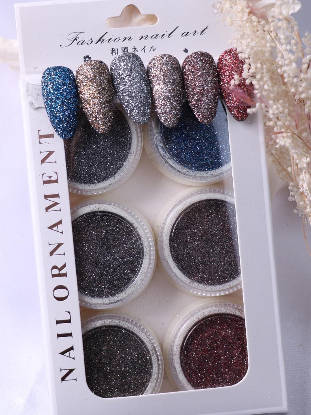 

Cameleon Set of 6 Nail Art Decoration Kit -#13, Blue