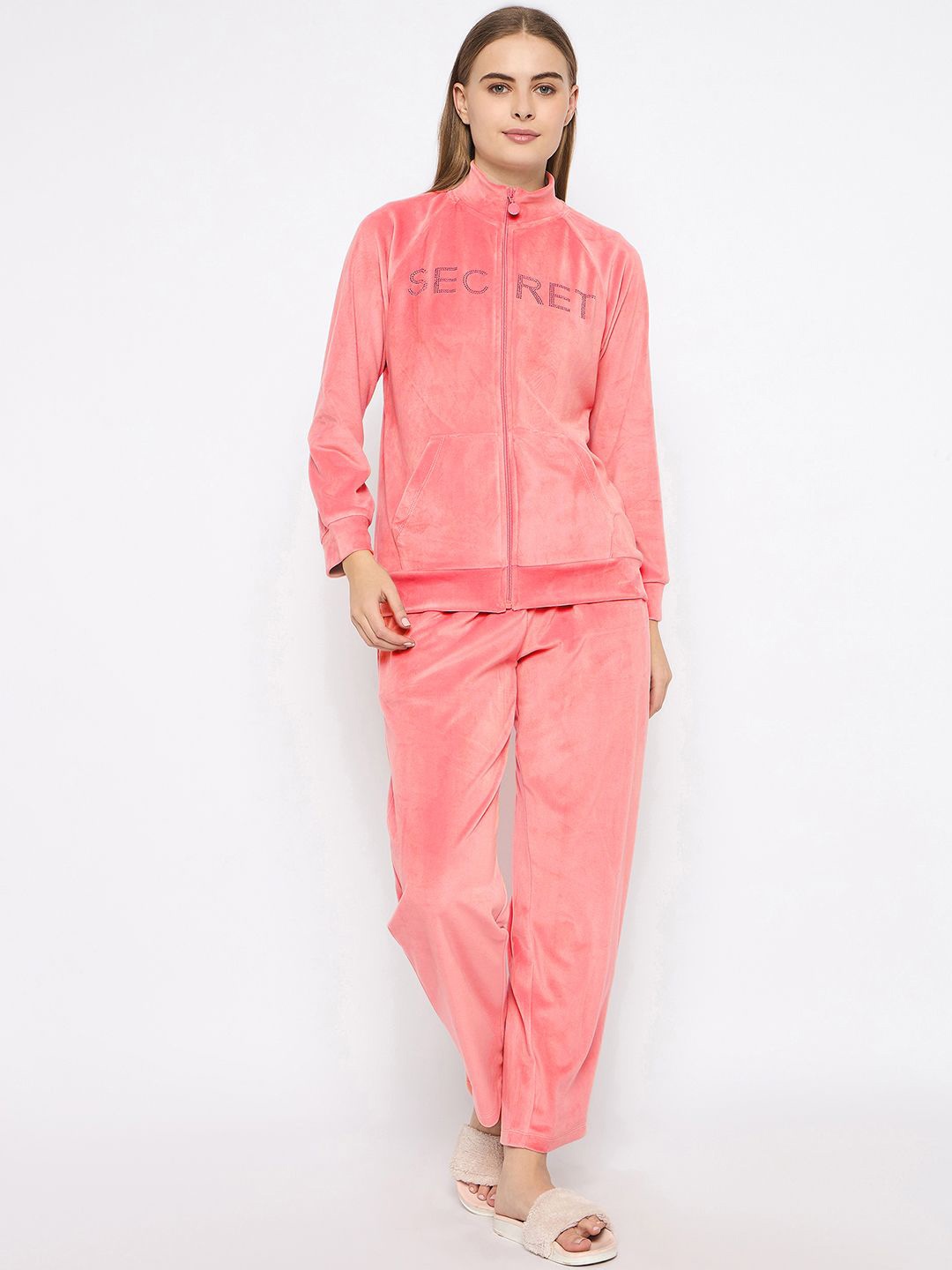 

MADAME M SECRET Women Night suit, Pink