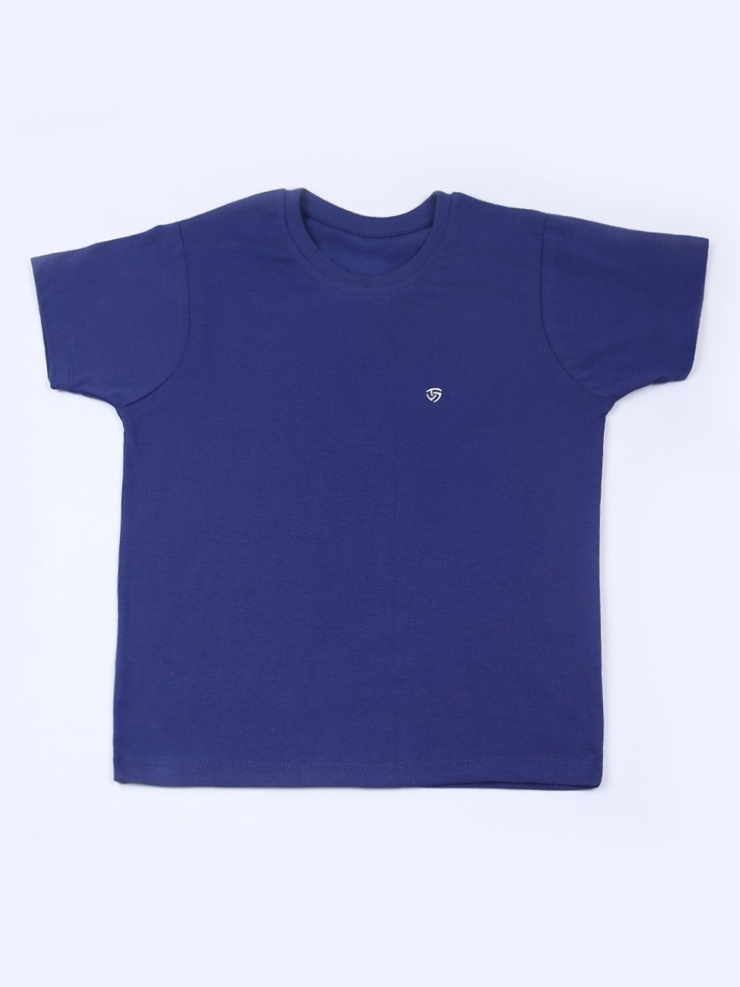 

V-Mart Boys Solid Round Neck Cotton T-shirt, Navy blue