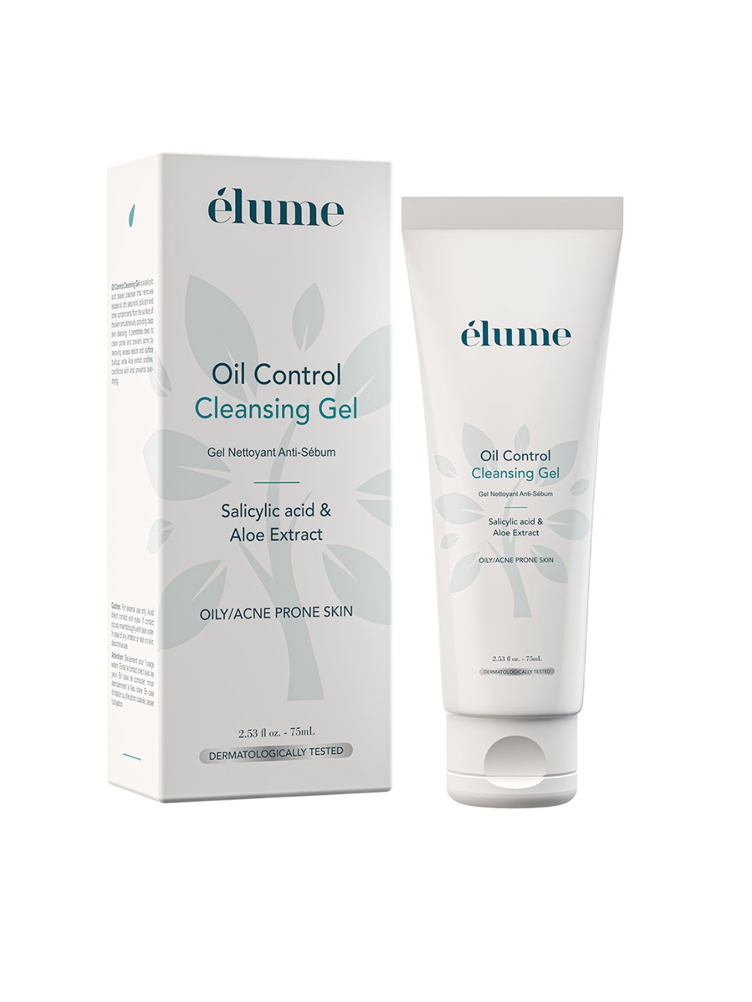 

elume Oil Control Cleansing Gel With salicylic Acid - 75 ml, White