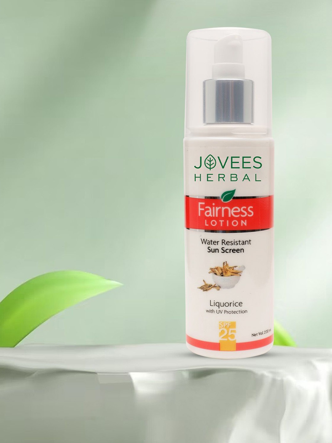 

Jovees Herbal Sunscreen Fairness Lotion SPF 25 - 200 ml, White