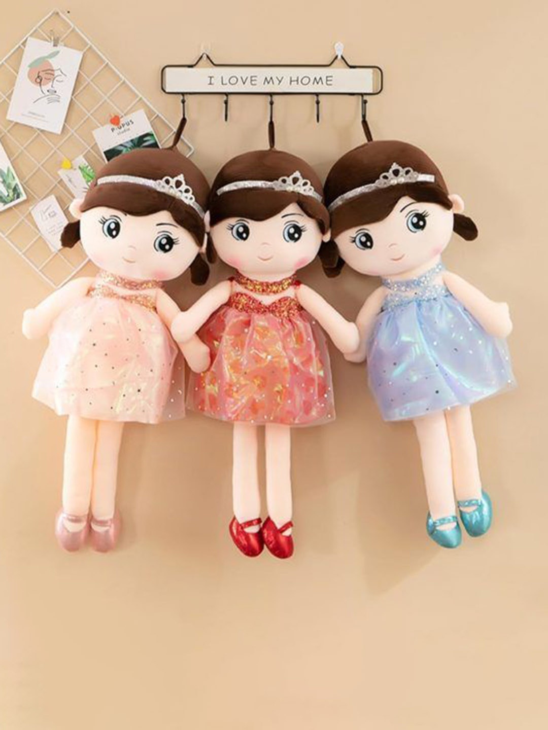 

AN TEDDY Polyfill Doll Soft Toys and Dolls, Blue