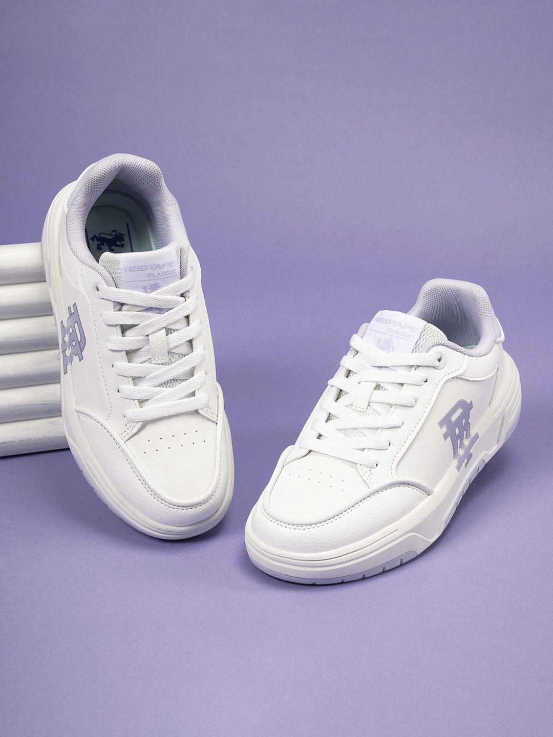 

Red Tape Women Solid Lace-Ups Sneakers, White