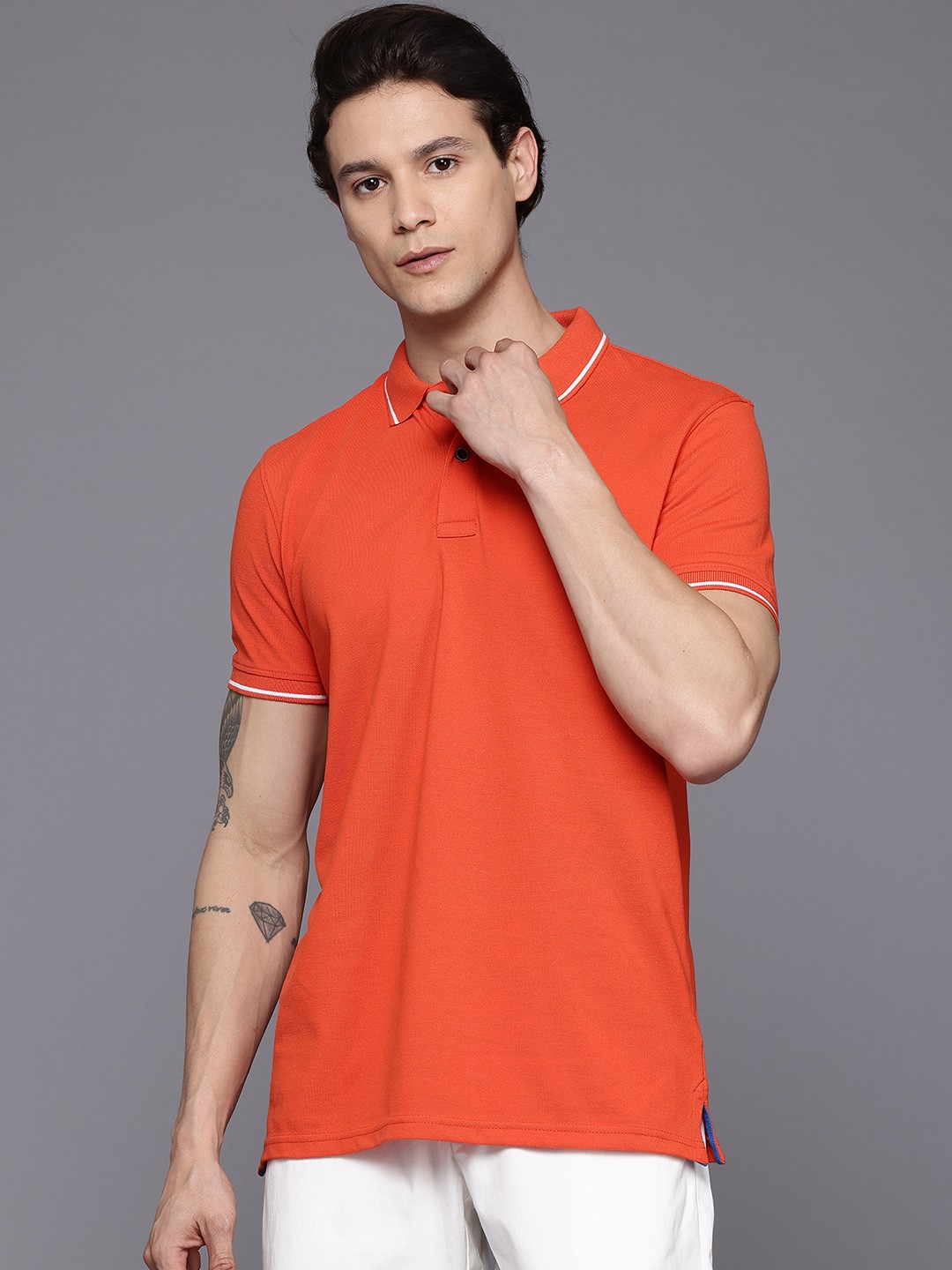 

Allen Solly Polo Collar T-shirt, Red