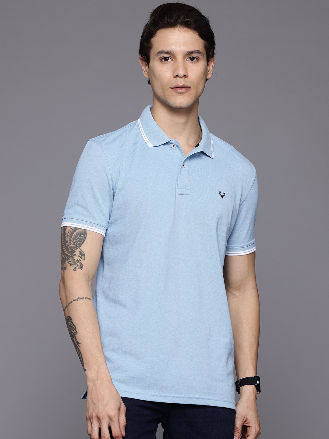 

Allen Solly Polo Collar T-shirt, Blue