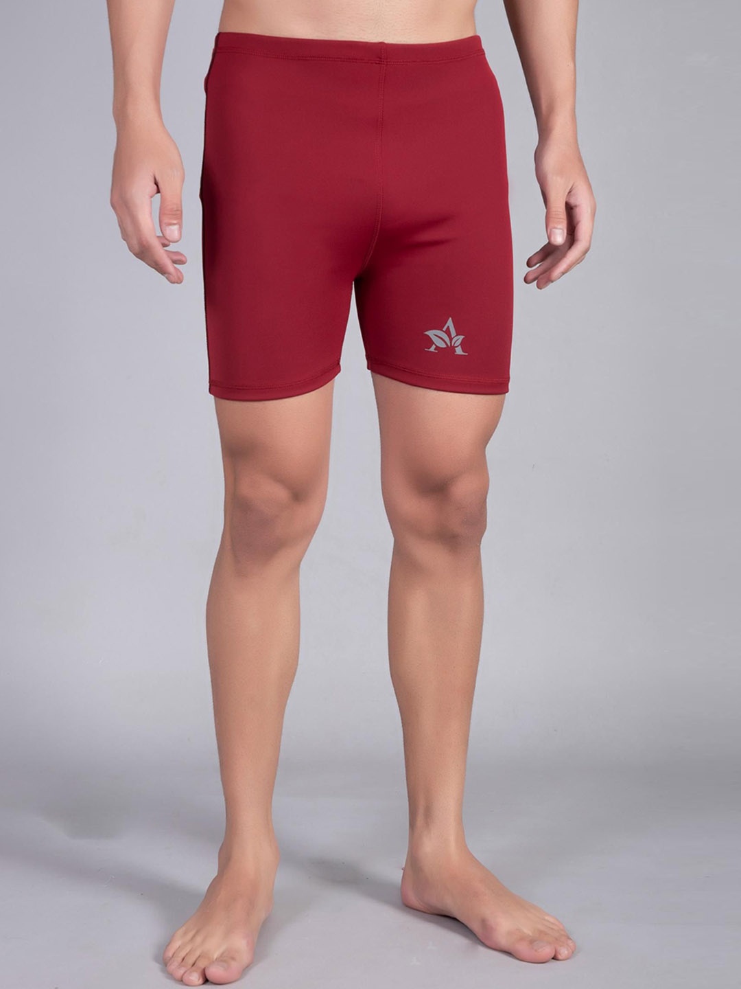 

DRAXSTAR Men Slip-On Swim Bottoms, Maroon