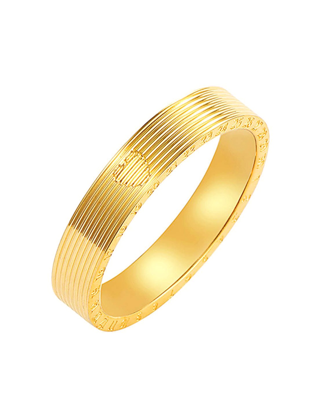 

StyleCast Elegant Gold-Toned Textured Adjustable Finger Ring