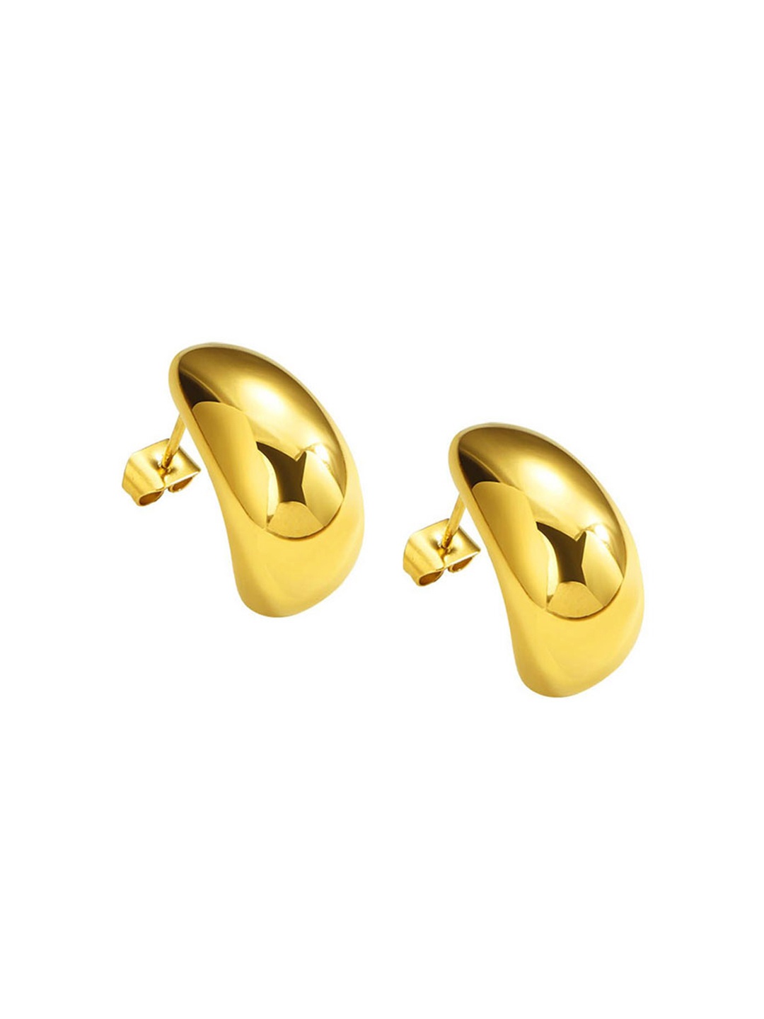 

StyleCast Contemporary Shaped Studs, Gold