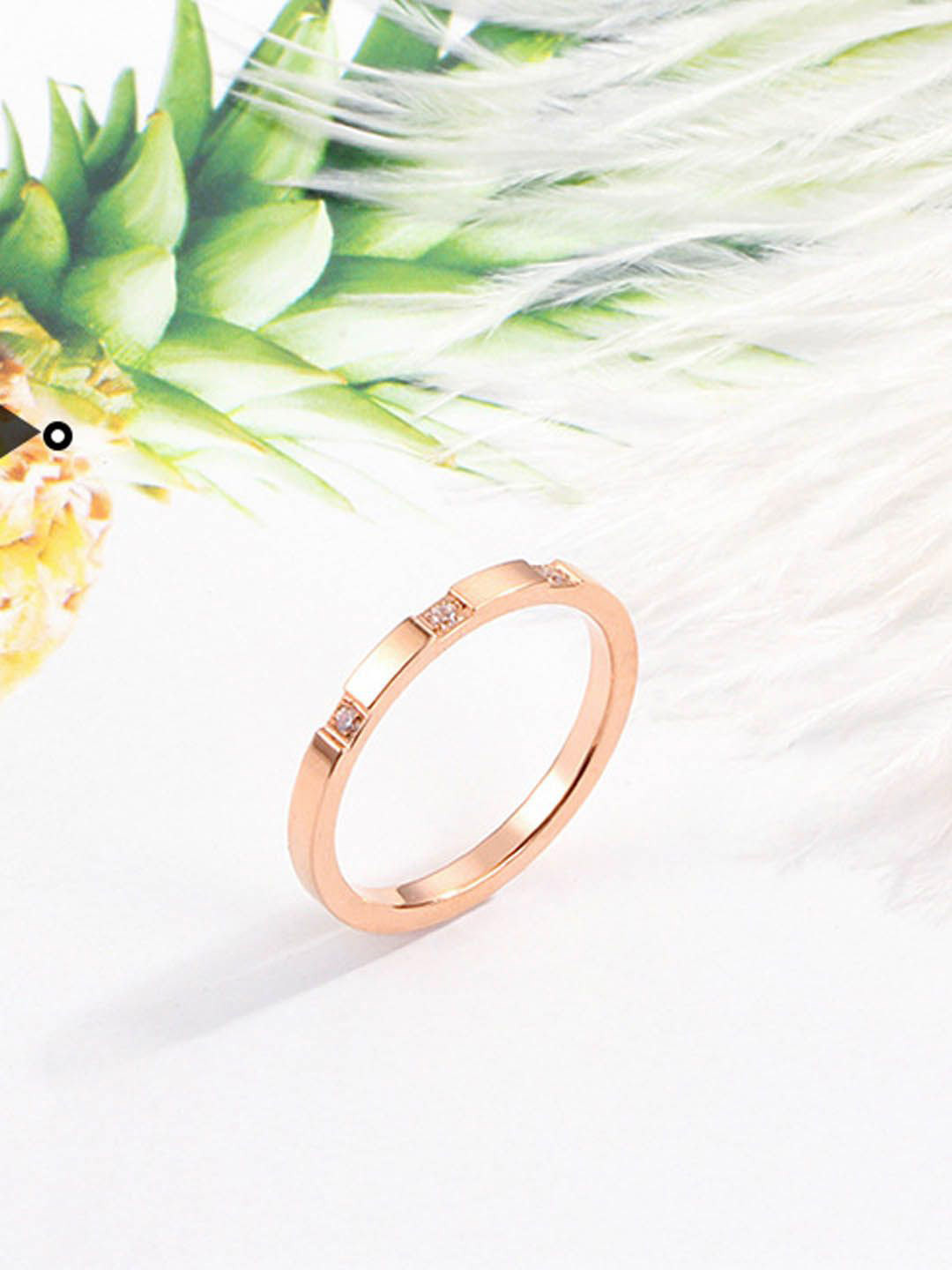 

StyleCast Elegant Gold-Toned Stone Studded Finger Ring