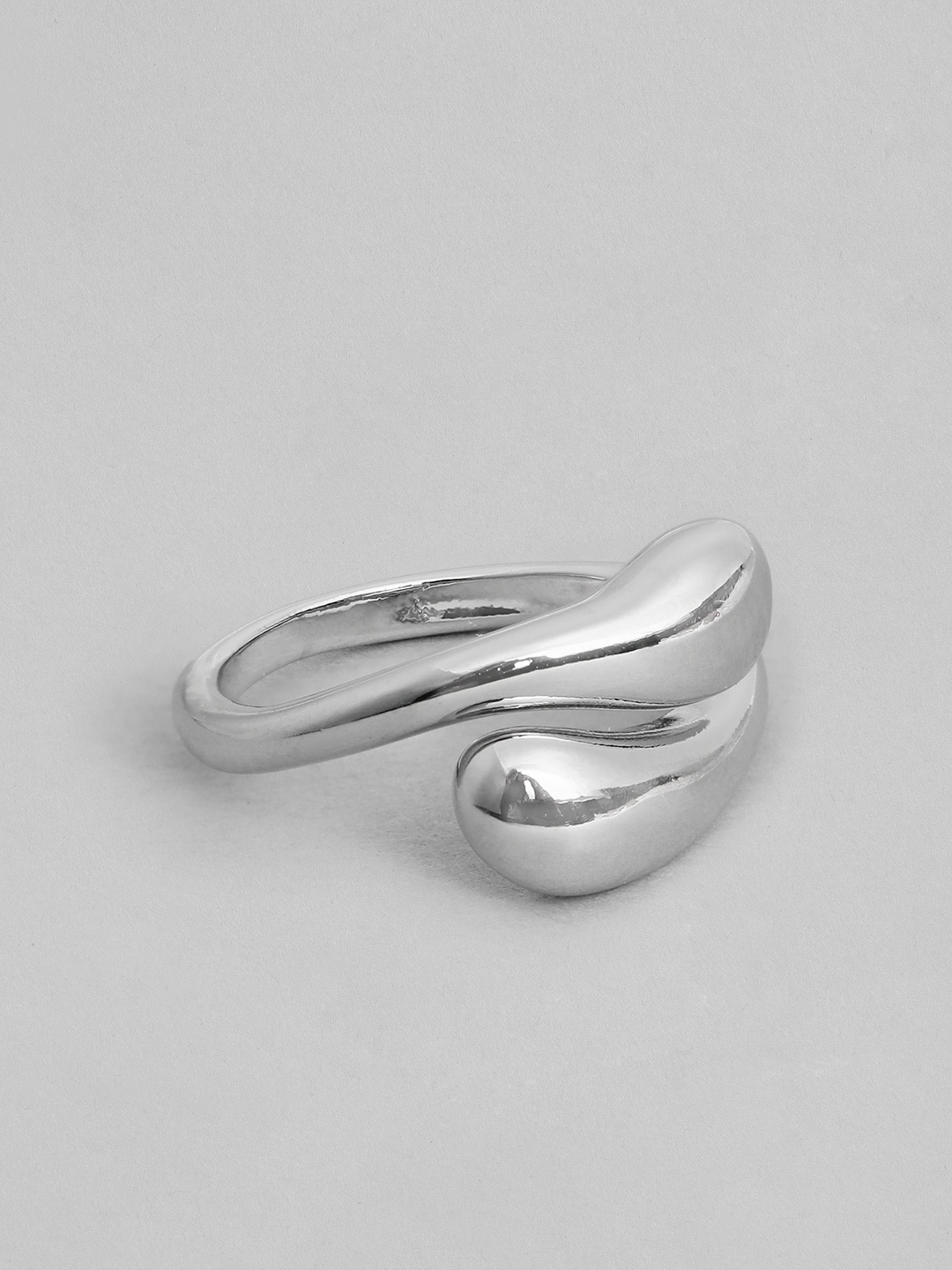 

DressBerry Adjustable Finger Ring, Silver