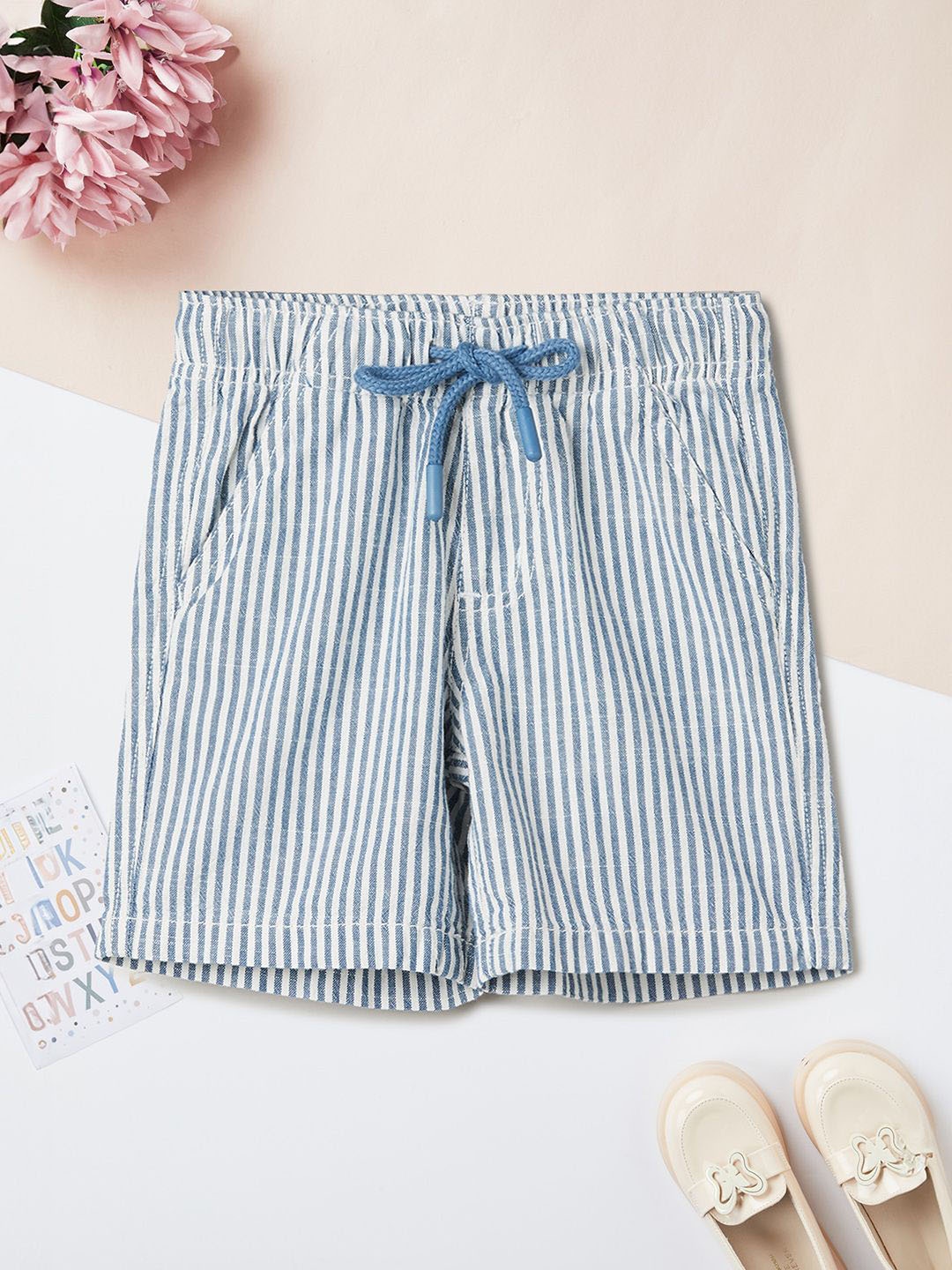 

max Boys Printed Shorts, Blue
