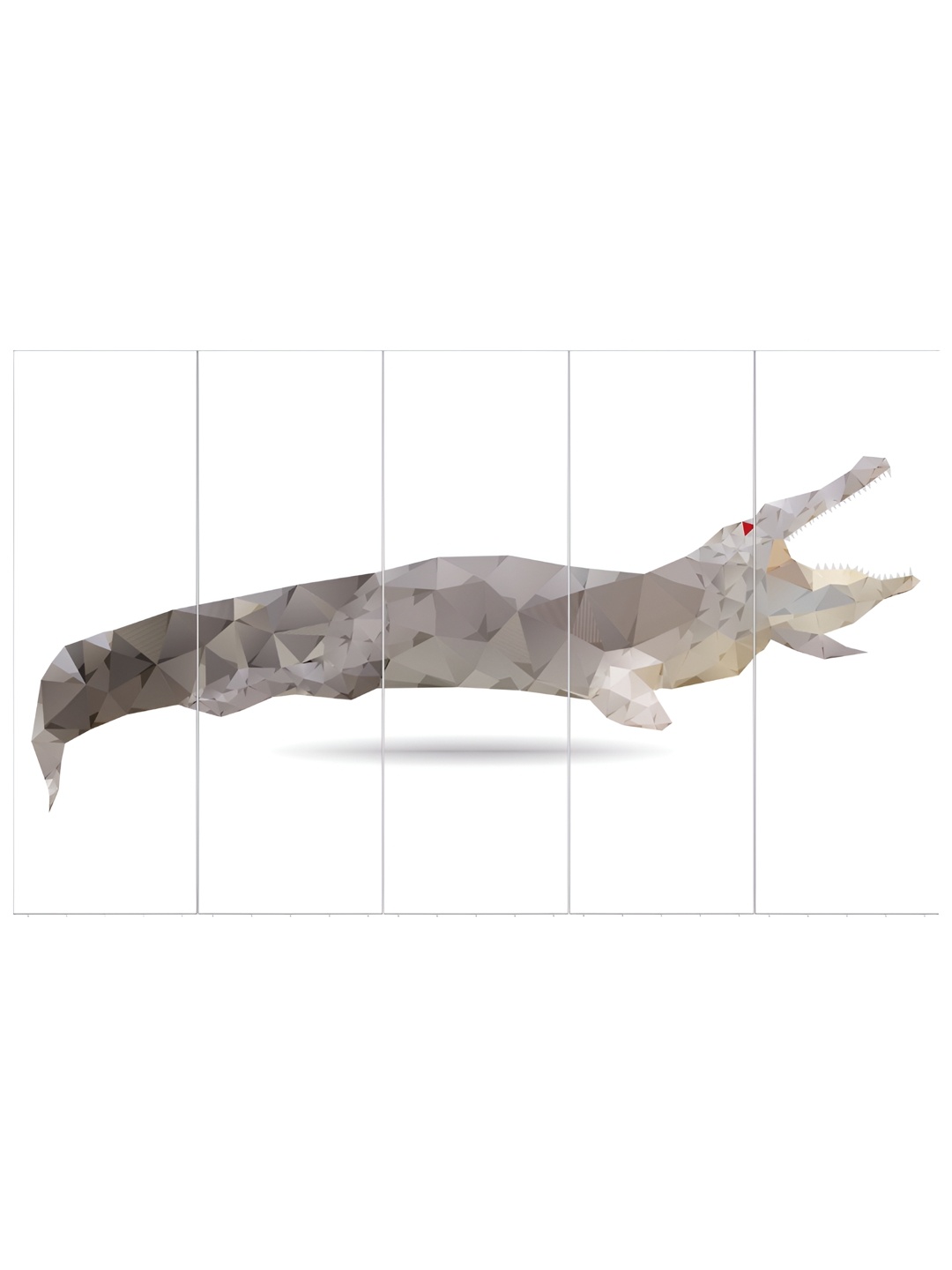 

Inephos White & Brown 1 Piece Paper Other Wall Art