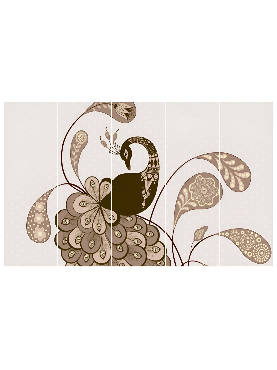 

Inephos Brown & Black 1 Piece Wood Bird And Animals Wall Art