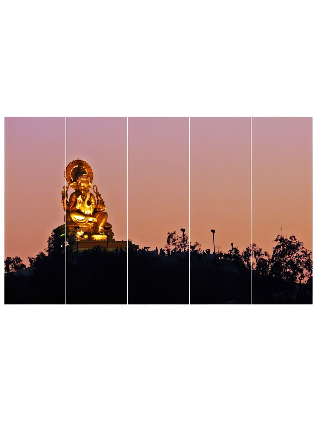 

Inephos Brown & Pink 4 Piece Paper Religious Vinyl Wall Art