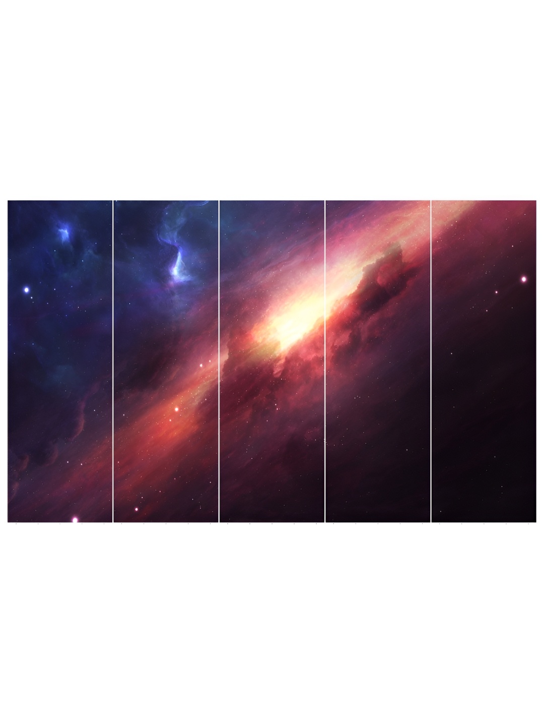 

Inephos Blue Red And Yellow 1 Piece Other Wall Art