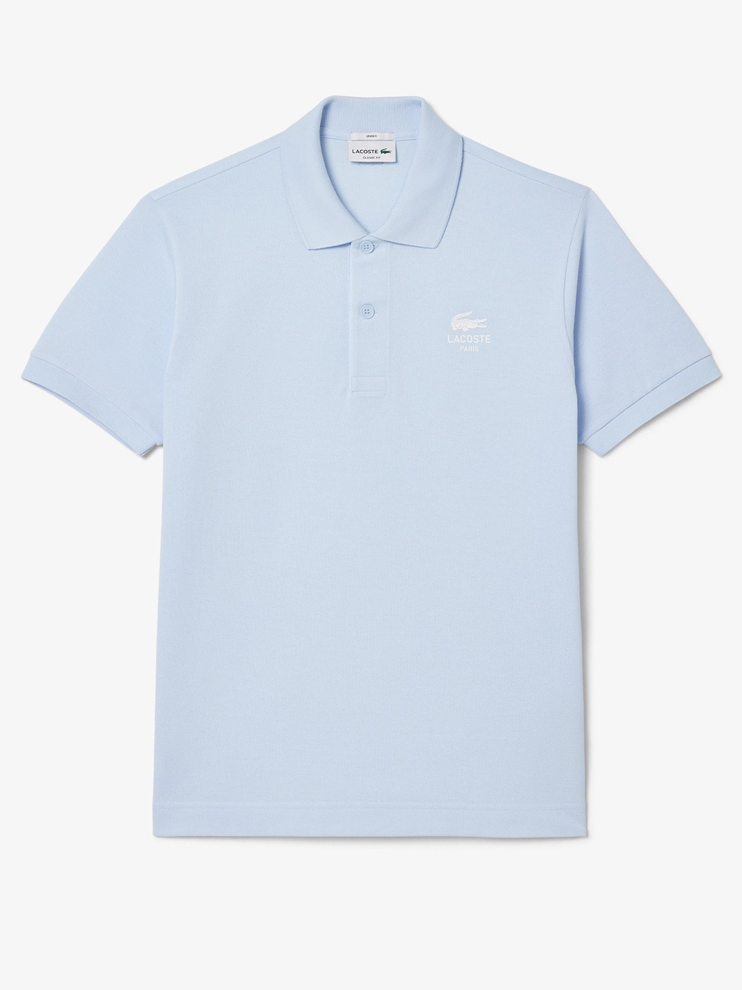 

Lacoste Unisex Solid Polo Collar Cotton T-shirt, Blue