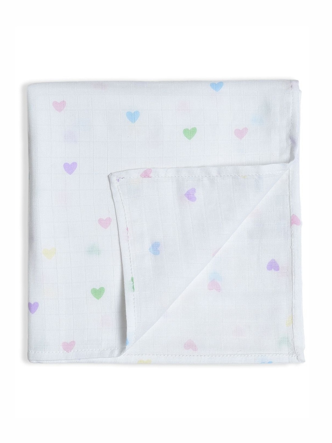 

MiArcus White & Purple Geometric Printed 110 GSM Cotton Single Bed Blanket