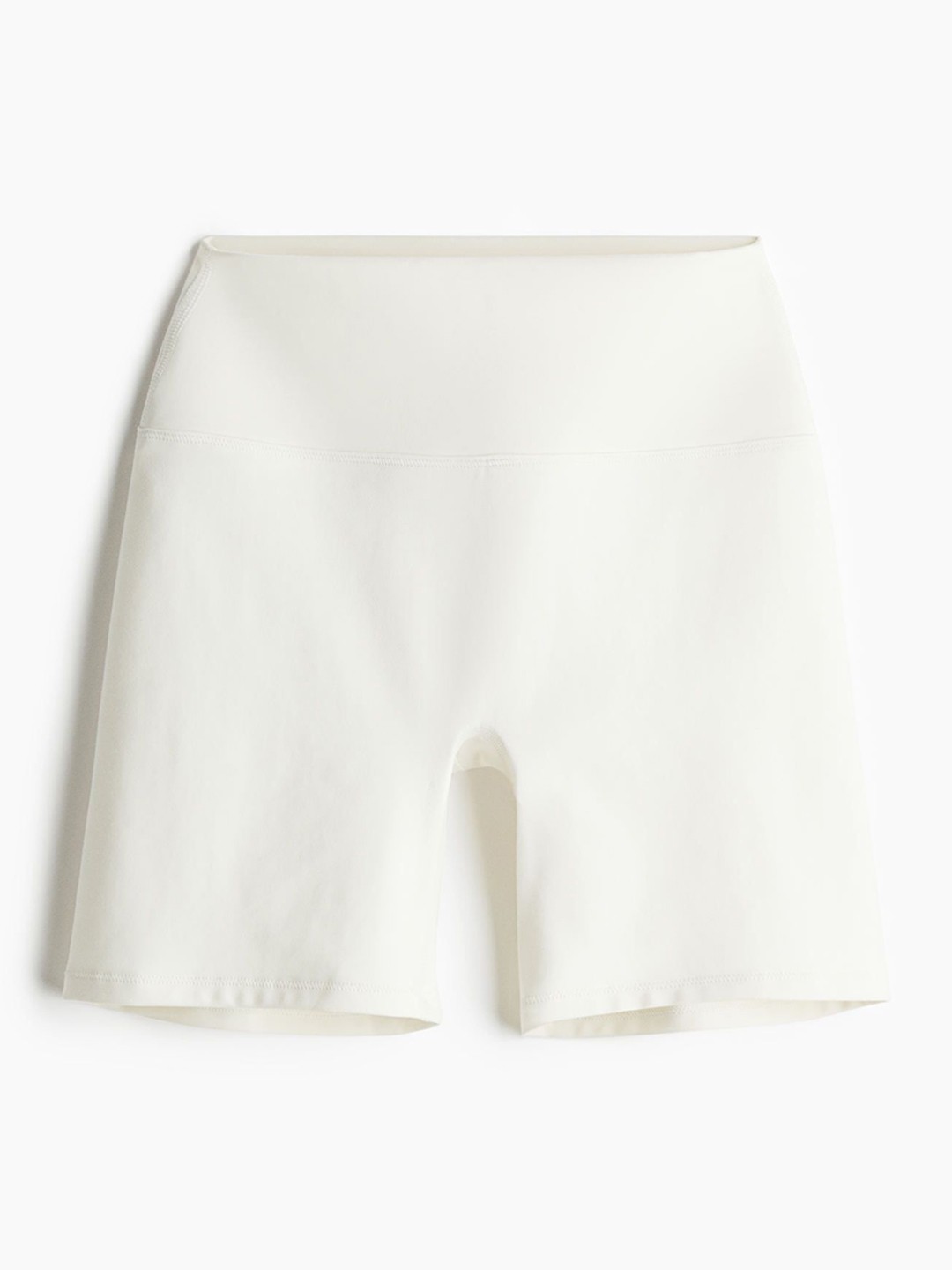 

H&M Sports Cycling Shorts In Soft Move, White