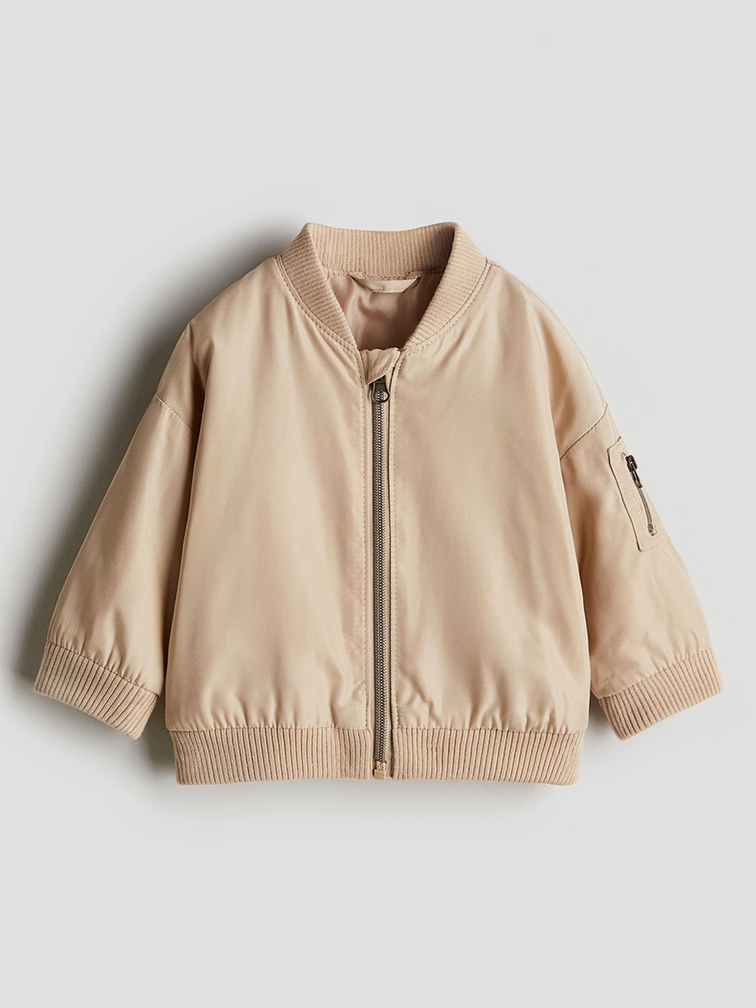 

H&M Bomber Jacket, Beige