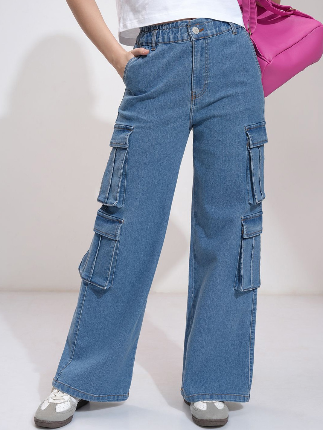 

Street By Tokyo Talkies Women Straight Fit Stretchable Jeans, Blue