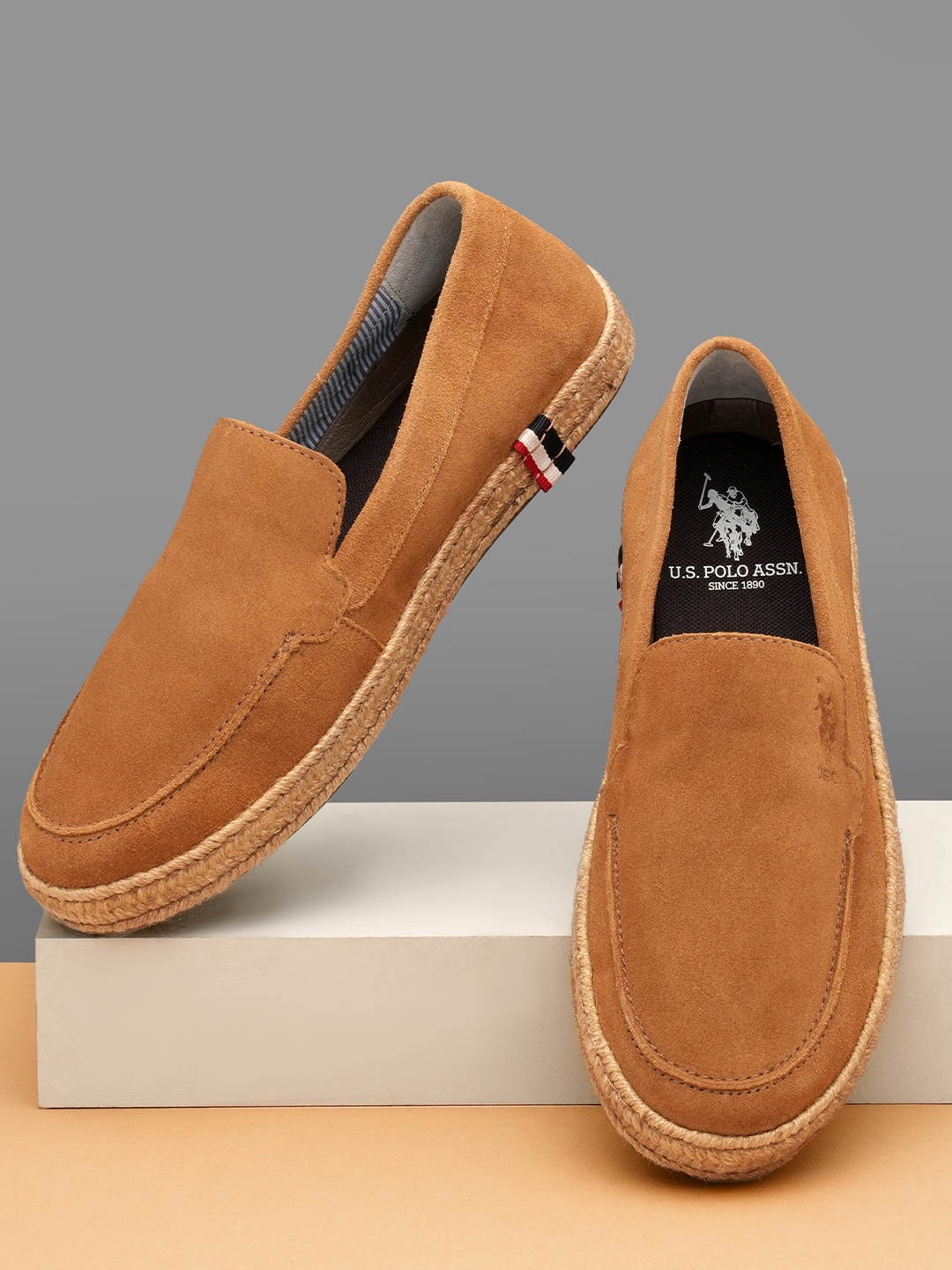 

U.S. Polo Assn. OUDI Men Penny Loafers, Tan
