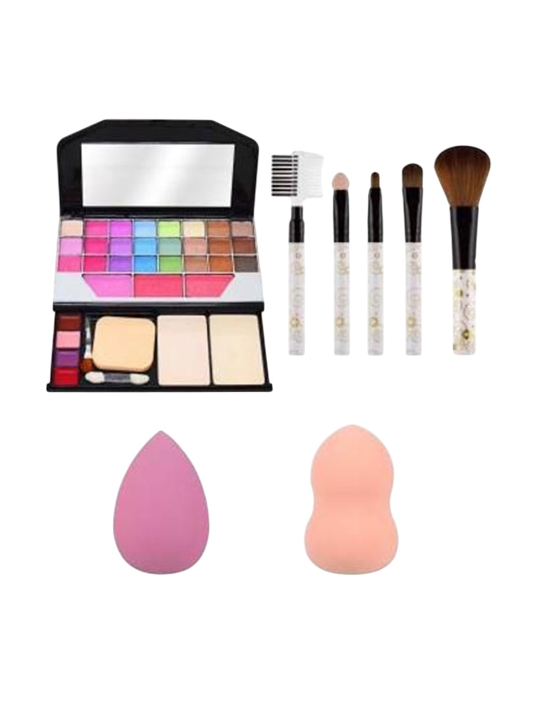 

Lenon Set Of 8 Eyeshadow, Makeup Brush & Blender, Blue