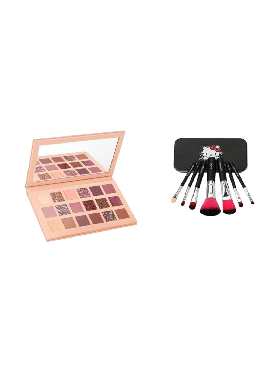 

Lenon Set Of 2 Eyeshadow & Makeup Brush, Beige