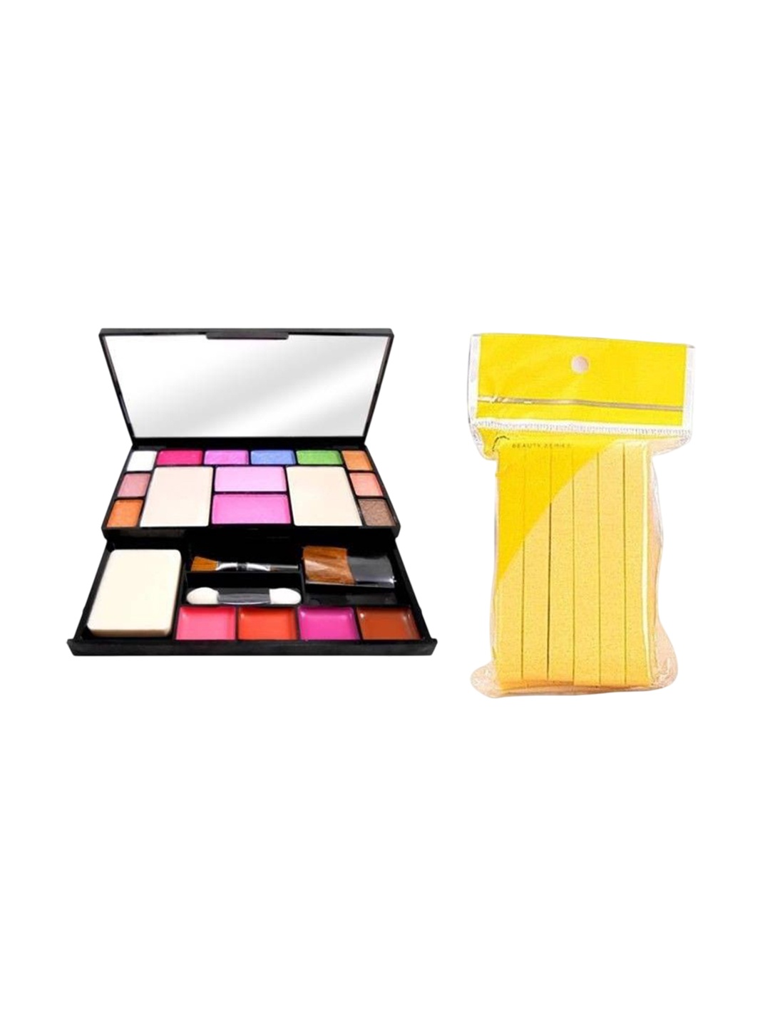 

Lenon Set Of 13 Sponge Sticks With Make Up Kit, Black